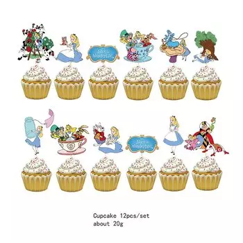 Одноразовая посуда Алиса в Стране Чудес Potdemiel