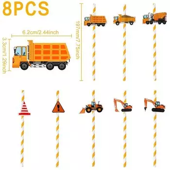 Одноразовая посуда на тему строительства