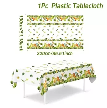 Одноразовая скатерть-динозавр