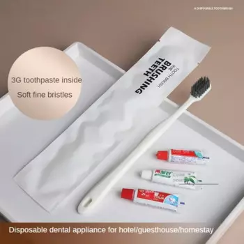 Одноразовая зубная щетка оптом, специальная Мягкая зубная щетка с щетиной для отеля, бытовая Одноразовая расческа B & B 200 шт.