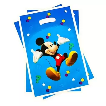 Одноразовые подарочные пакеты Микки и Минни Маус Disney