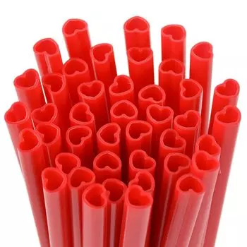 Одноразовые розовые соломинки ZQNYCY