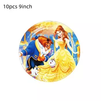 Одноразовый набор посуды Disney Красавица и Чудовище