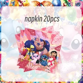 Одноразовый набор посуды Disney Lilo & Stitch для дня рождения