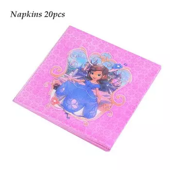 Одноразовый набор посуды Disney Princess Sofia