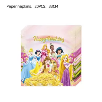 Одноразовый набор посуды Disney принцессы