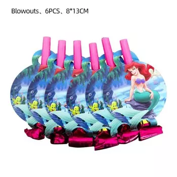 Одноразовый набор посуды Disney Русалочка Ариэль