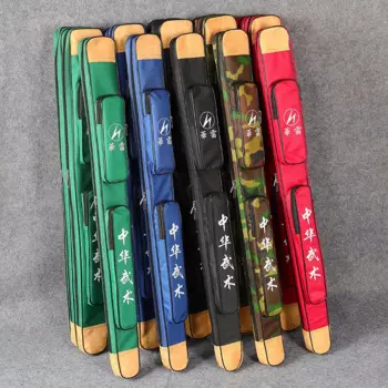 Однослойные мечи Тай Чи, длина 107 см, ткань Оксфорд, искусственная кожа, сумка кэндо