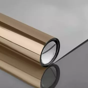 Светоотражающая оконная пленка, односторонняя серебряная зеркальная стеклянная пленка, термоконтроль, стекло, винил, анти-УФ-оттенок, солнцезащитный блок, наклейка на окно, рулон