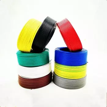 Одножильный провод 20awg/0,5, квадратный электронный кабель из ПВХ, 100, м/шт. Чистая медь, электронный провод