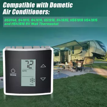 Однозонный настенный термостат для RV/кондиционера RV 3316250,712 с цифровым дисплеем температуры и подсветкой