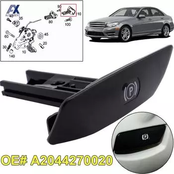 OE # A 2044270020 Ручка открывания парковки автомобиля для Mercedes Benz C-Class W204 E-Class W212 W207 CLS-Class W218 GLK-Class X204