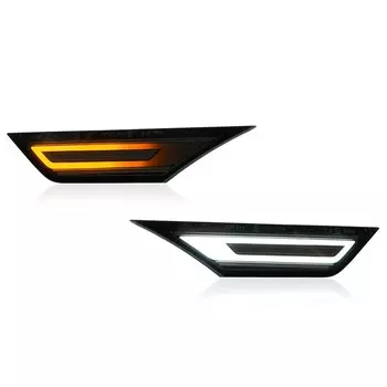 OE-Spec HO 2551127 N для Honda Civic 10th 2016-2021 FC FK Switchback белые DRL парковочные динамические светодиодные боковые габаритные огни на крыле