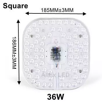 OEEQM Светодиодная панель круглая 12W/18W/24W/36W белая