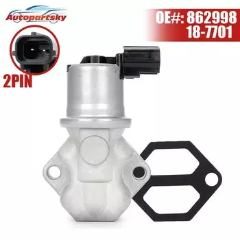 OEM # 862998 18-7701 Новый двигатель IAC с клапаном холостого хода с прокладкой для Mercury для MerCruiser V6 V8 MPI 5,0 5,7 4,3 1300-36067