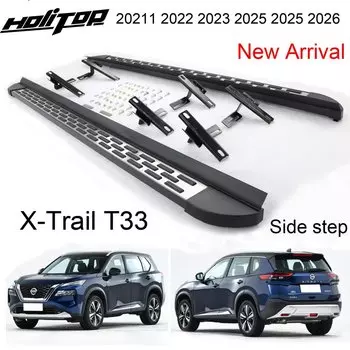 OEM боковая ступенька, подножка для Nissan X-trail Rogue T33 2022 2023 2024 2025, модная модель, нагрузка 250 кг, свободное сверло