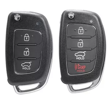 OEM чехол для ключей с откидной крышкой для дистанционного ключа для Hyundai I20 IX35 Tucson Santa Fe Sonata TOY40 Blade