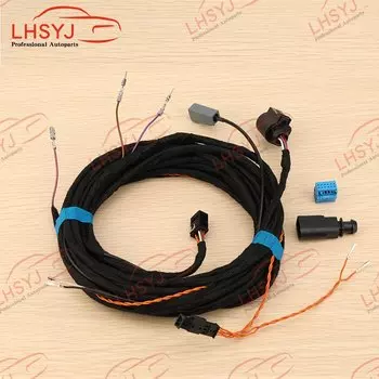 OEM динамический кабель для камеры заднего вида с откидным логотипом для VW Passat B8 Golf 7 MK7 POLO 6C 2GD827469A 4B0973712 / 1J0973802/ 8K0971833