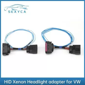 OEM HID ксеноновый адаптер для фар для VW Jetta MK5 Golf 5, автозапчасти, 10-12-контактный разъем
