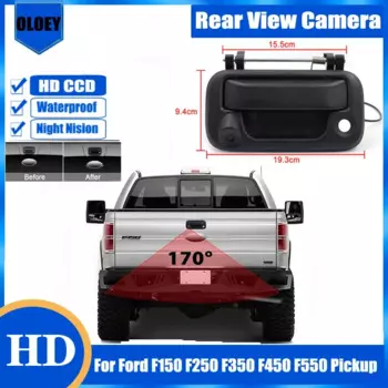 OEM камера заднего вида для Ford F150 F250 F350 F450 F550, ручка багажника, резервная камера заднего вида, парковочная камера HD ночного видения