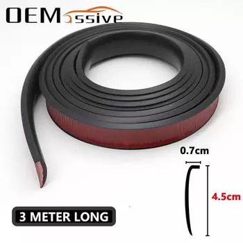 OEMASSIVE Универсальная автомобильная колесная арка, расширители крыльев, защита для бровей и губ, отделка брызговика, защитная наклейка, комплект кузова для модели Tesla