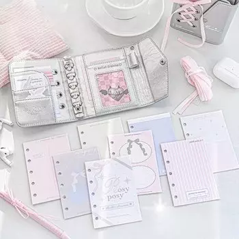 OEMG Альбом для фотокарт из искусственной кожи, цветной