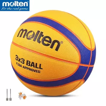 Официальный игровой Мяч Molten ball NO.7 B33T50, 3V3, баскетбольный мяч из искусственной кожи для улицы и помещений, тренировочный мяч для мужчин и женщин, бесплатная Сеть и булавка