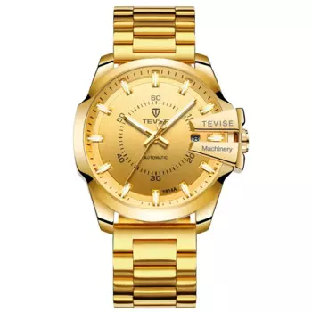 Официальный сайт Tevise популярные мужские часы светильник роскошные механические повседневные модные высококачественные стальные часы с водонепроницаемым ремешком