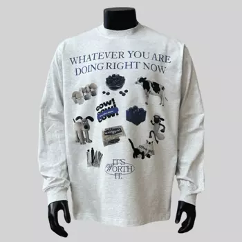 Официальный веб-сайт Дизайнерская ниша в корейском стиле, осенне-зимняя повседневная футболка с длинными рукавами, модная футболка с круглым вырезом