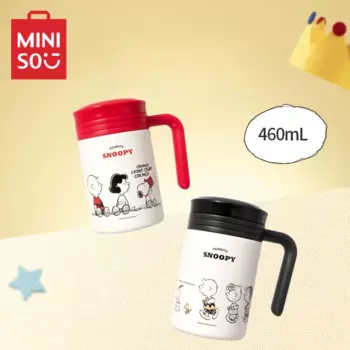 Офисная чашка MINISO Snoopy, 460 мл, из нержавеющей стали