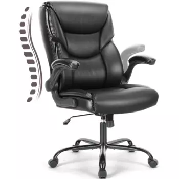 Офисное кресло-эргономичные компьютерные стулья руководителя с регулируемым откидным подлокотником, вращающееся офисное кресло с поддержкой поясницы