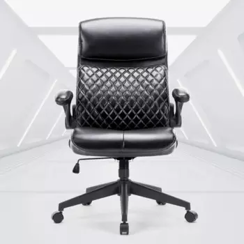 Офисное кресло-компьютерное кресло руководителя, эргономичное кожаное офисное кресло с мягкими откидными подлокотниками