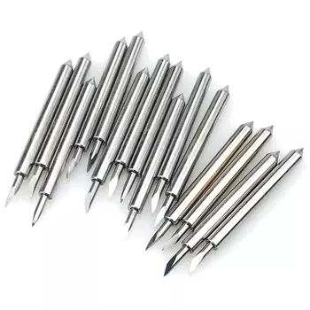 Офсет 0,25, 15 шт., виниловый плоттер с глубокой точкой резки для глубокой резки, с лезвием, Cricut Maker 3 Explore 2 Air Roland Liyu Dia 2 мм