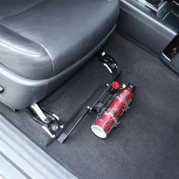 Огнетушитель из сплава, регулируемый держатель для огнетушителя для Toyota Prado J150 2010-2017, установка под ПАССАЖИРСКОЕ СИДЕНЬЕ