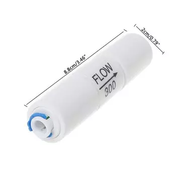 Ограничитель потока 300CC, соединение 1/4 дюйма для систем обратного осмоса, фитинги для труб водоочистителя Mar28