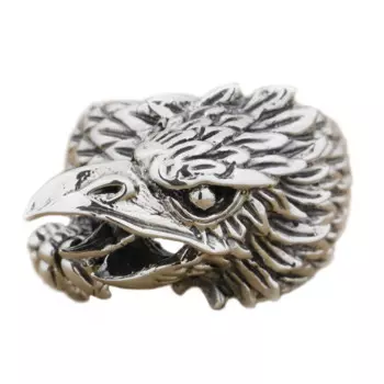 Огромное женское серебряное кольцо 9M006 американского размера от 7 до 15