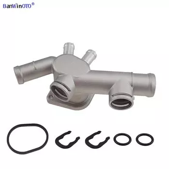 Охлаждающий шланг для охлаждающей жидкости 06A 121 132C, алюминиевый сплав, разъем для охлаждающей жидкости для VW Beetle(9C1, 1C1) 2.0L 1998-2005 06A121132C