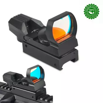 Охотничий коллиматорный прицел оптический 1x22x33 мм прицел Red Dot с подсветкой Dot Mira 4 регулируемые сетки для 20 мм планки Пикатинни