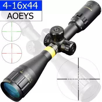 Охотничий оптический прицел 4-16X44, прицел дальнего действия с красной/зеленой подсветкой для точной стрельбы