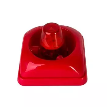 Охранная сигнализация DC24V Сирена с фонариком 100 дБ Огромная пожарная сирена со стробоскопом для обычной системы пожарной сигнализации