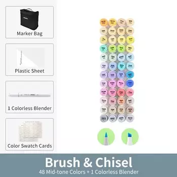 Ohuhu Honolulu 48 маркеров