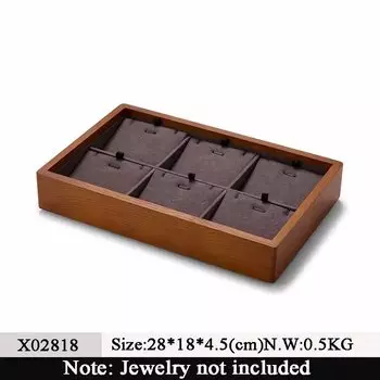 Oirlv Ретро деревянная коробка для украшений