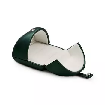 Oirlv Шкатулка для украшений из искусственной кожи зеленая