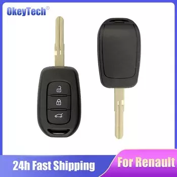 OkeyTech для Renault Dacia Logan Sandero лодgy Dokker Duster 2016, 3 кнопки, ФЛУОРЕСЦЕНТНОЕ лезвие