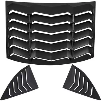 Оконные жалюзи TML Camaro для Chevy Chevrolet Camaro 2010-2015, задний и боковой солнцезащитный козырек в стиле GT Lambo