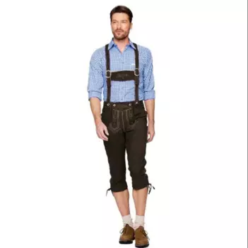 Октоберфест Lederhosen, мужские шорты Баварии, пивной фестиваль, рубашка, традиционный костюм, винтажный костюм