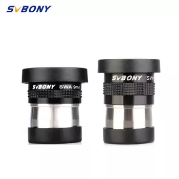 Окуляр для телескопа SVBONY 1,25 дюйма, 9/18 мм, 72 °, суперширокий Угол обзора (SWA), асферический окуляр SV136