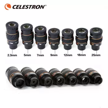 Окуляр телескопа большого калибра Celestron-Wide Angle-High-Definition, X-Cel Lx, 2,3 мм, 5 мм, 7 мм, 9/ 12 мм, 18 мм, 25 мм, 1,25 дюйма