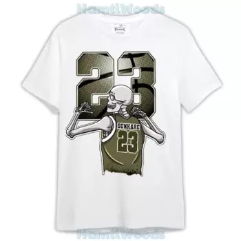 Оливковая рубашка 5s, баскетбольная рубашка Legend Skeleton 23, наряд
