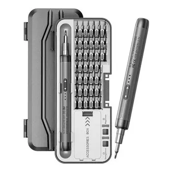 OLOEY 46-в-1 маленькая прецизионная электрическая отвертка бесшумная прочная батарея перезаряжаемый бытовой инструмент для ремонта с высоким крутящим моментом